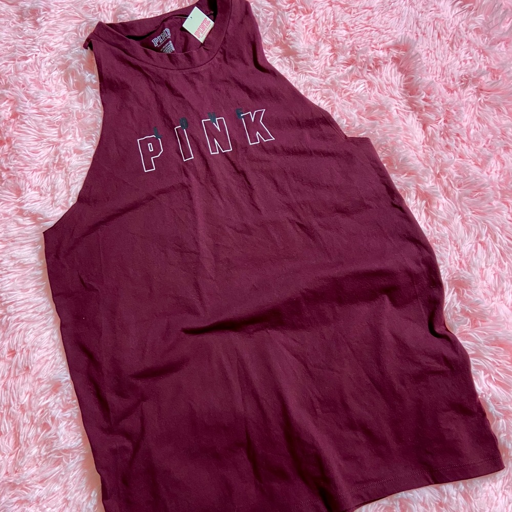 Burgundy PINK Tank Top